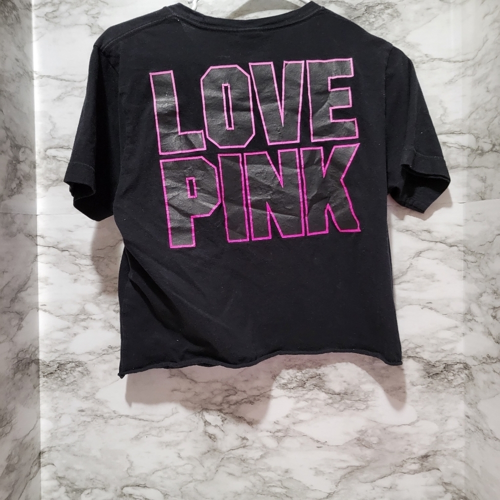 VS Pink Crop Top XS